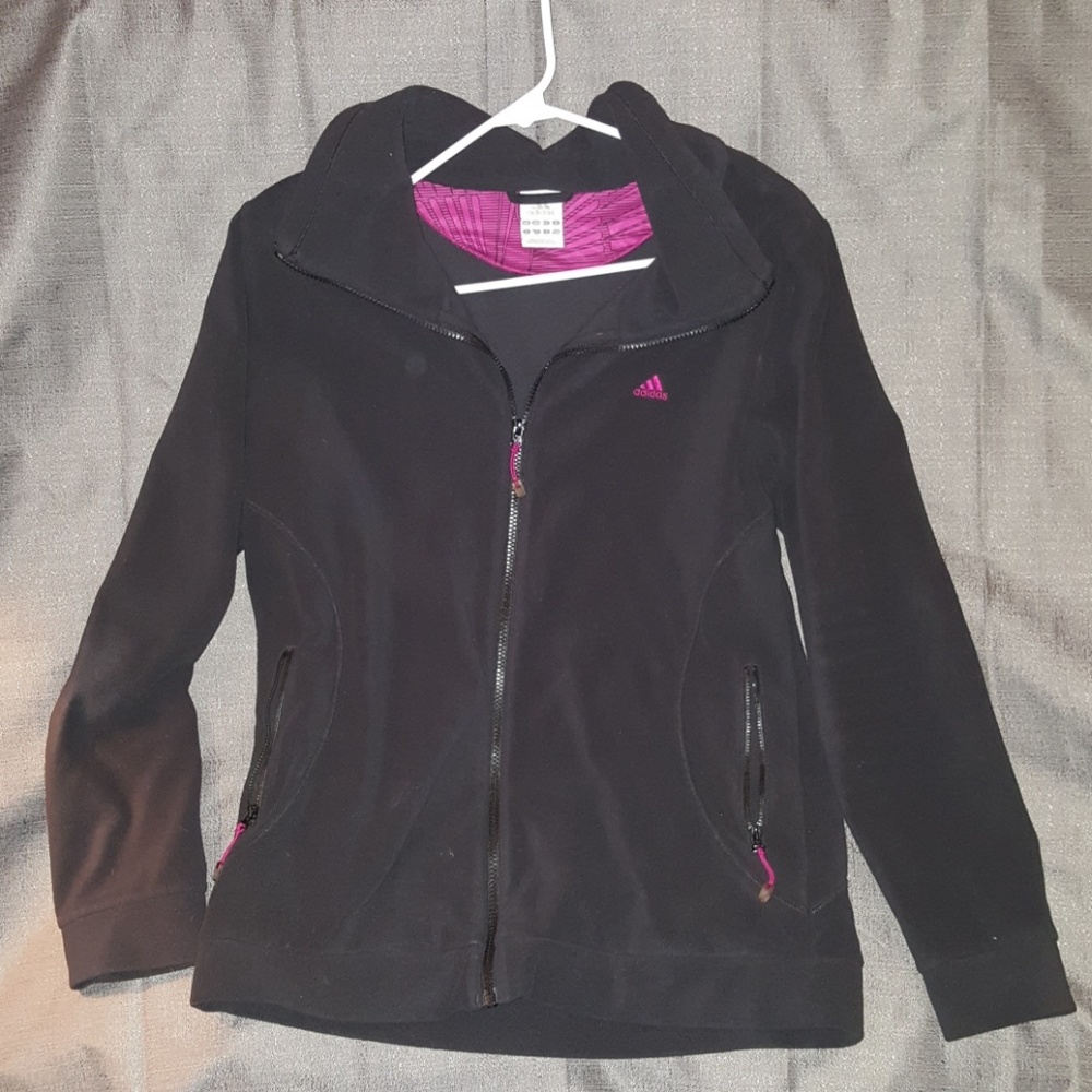 Women's adidas fleece zip-up